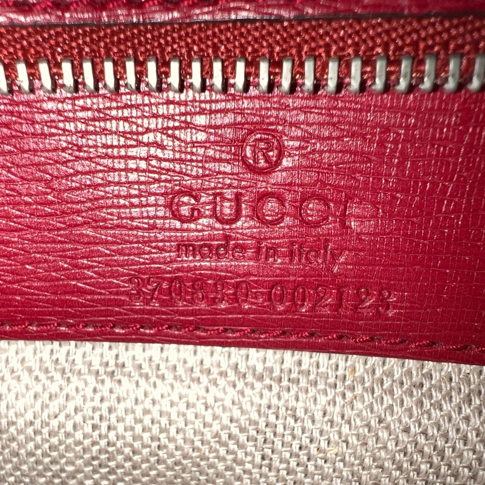 Authentic Gucci Leather Blooms Bamboo Daily Large Satchel - Picture 15 of 16